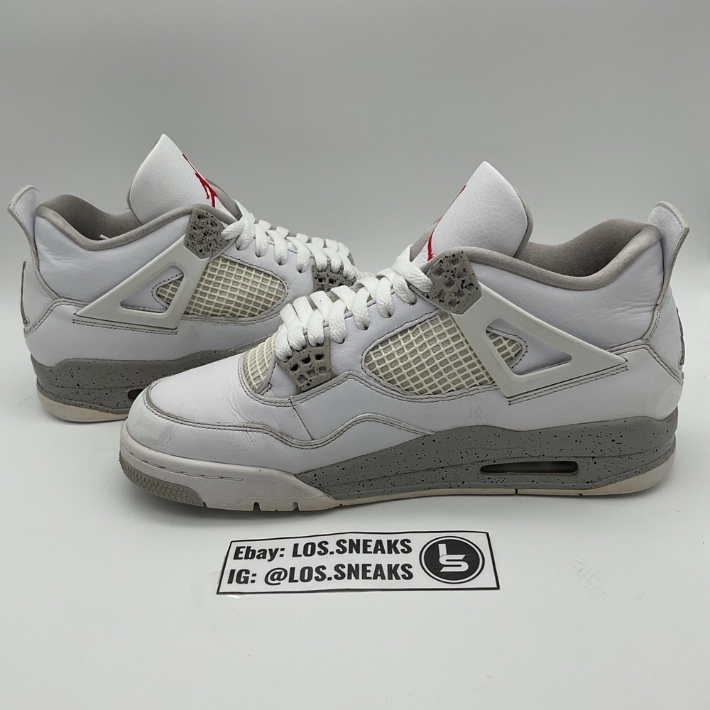 Size 10 - Jordan 4 Retro Mid White‎ Oreo (CT8527-100) - Picture 2 of 8
